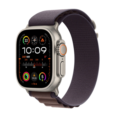 Watch Apple Watch Ultra 2 LTE 49mm Titanium Case with Alpine Loop S - Indigo Watch Apple Watch Ultra 2 LTE 49mm Titanium Case with Alpine Loop S - Indigo