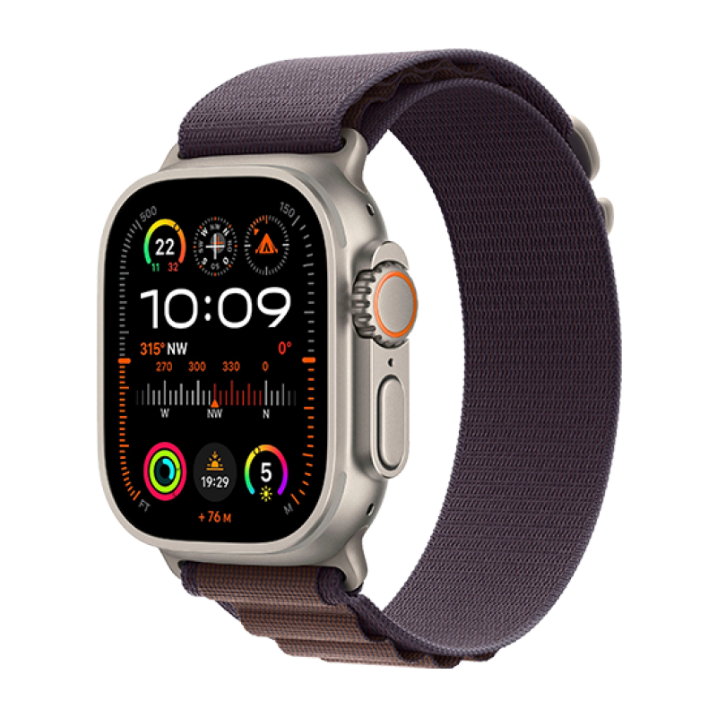 Watch Apple Watch Ultra 2 LTE 49mm Titanium Case with Alpine Loop M - Indigo