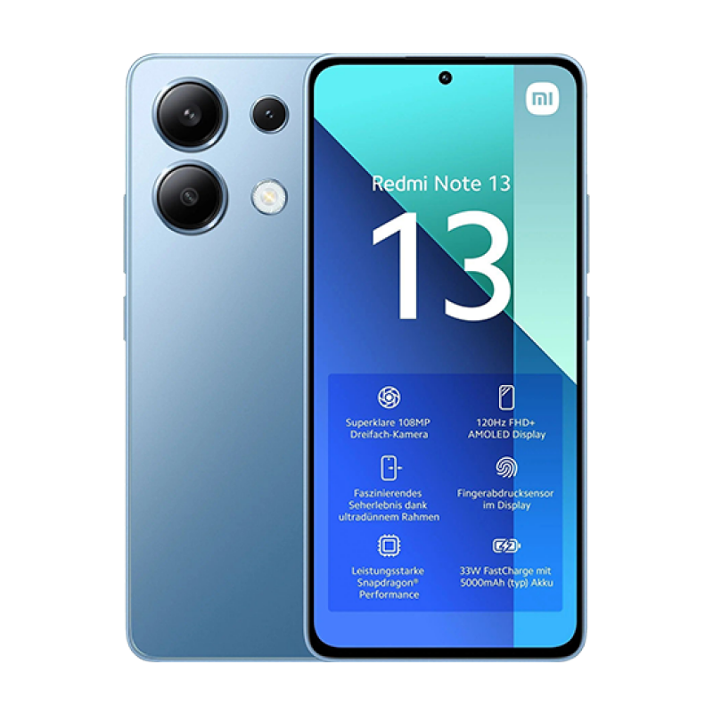 Xiaomi Redmi Note 13 4G Dual Sim 8GB RAM 256GB - Blue